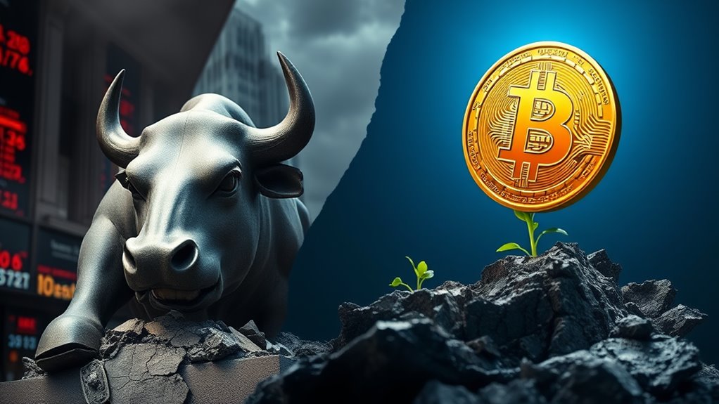 bitcoin rises as safe haven
