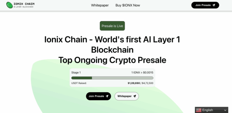 IONX Presale: 100x Crypto Gem for 2025 Bull Run?
