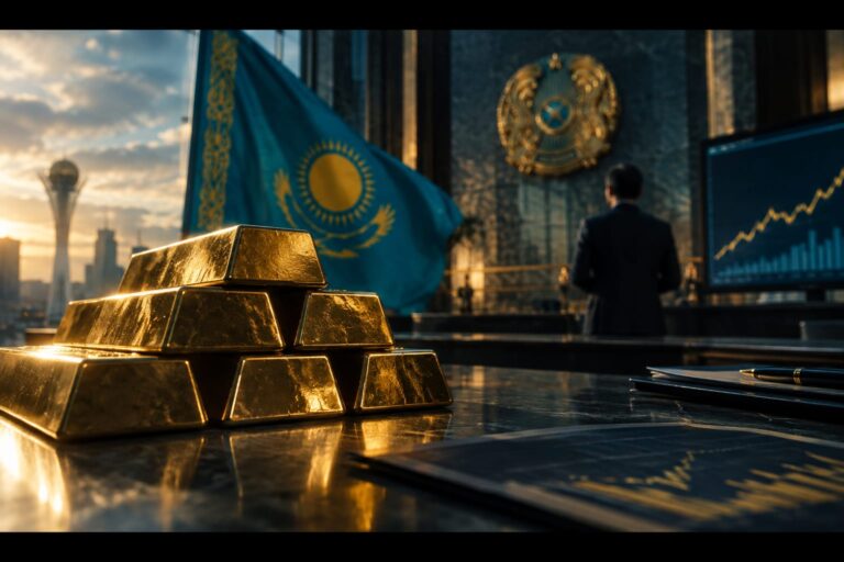 Kazakhstan’s Central Bank Plans to Sell Gold as Holdings Hit 78% of Reserves