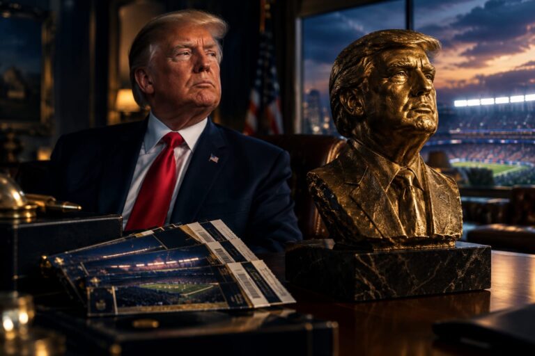 Trump’s 2025 Financial Disclosure Includes a $250,000 Self-Sculpture and Six-Figure Sports Tickets